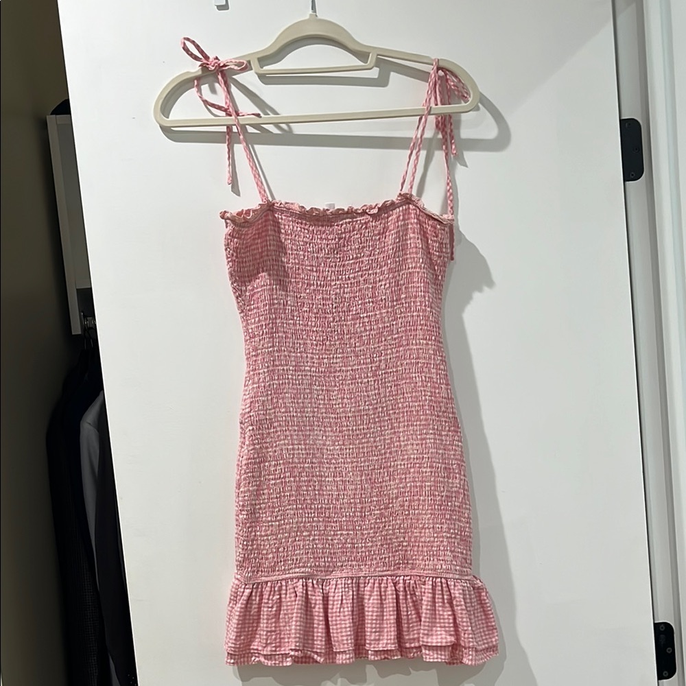 Le Lis Pink Textured Dress
